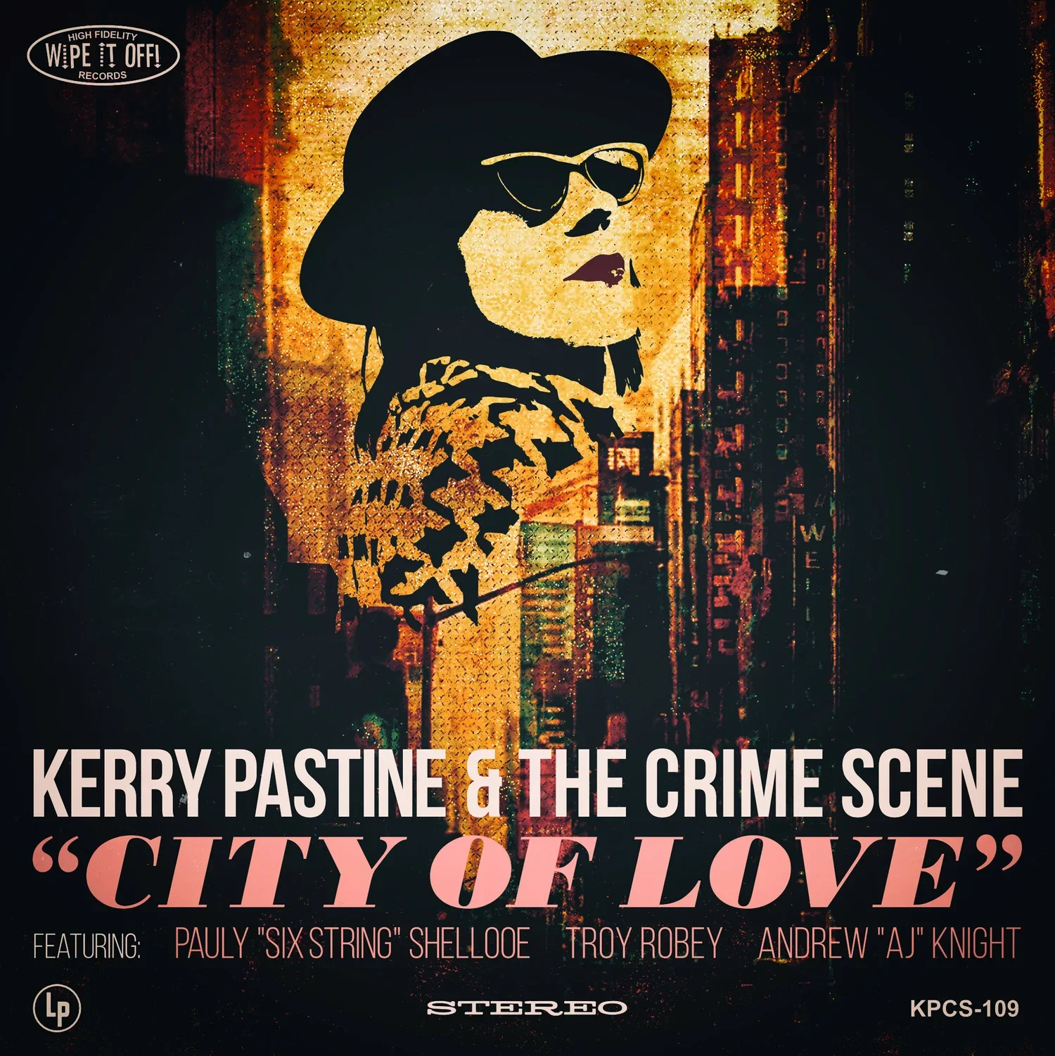 City of Love album cover — Kerry Pastine and the Crime Scene
